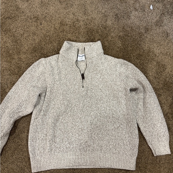 Old Navy Half-Zip Cotton Knit Sweater - Picture 1 of 8